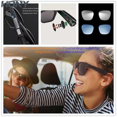 Android Ios OPEN EAR IPX44 Myopia Bluetooth Audio Sunglasses