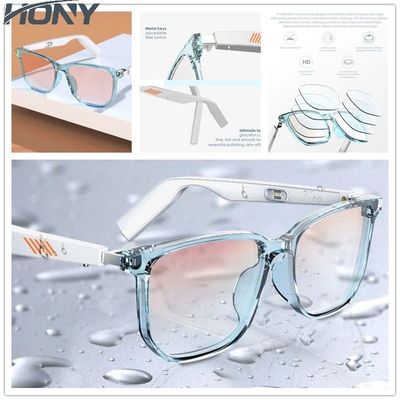 Unisex IP67 160h Wireless Sunglasses With Bluetooth Headset Hands Free Calling