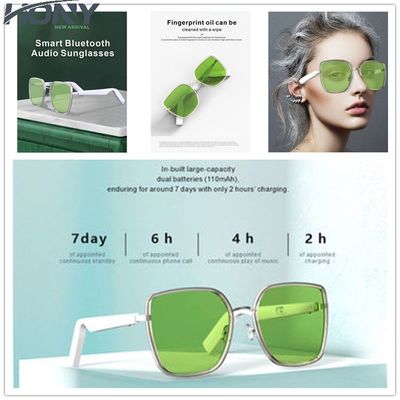 Wireless Bluetooth Green Music 1506 Speaker Smart Eyewear For Traveling