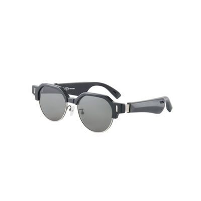Touch 110mAh Smart Audio Black Sunglasses With Bluetooth Speakers Nylon Lens