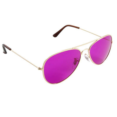 ROHS Metal Frame Colour Therapy Sunglasses 100% UVB Protection