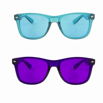 Mood Relax Color Therapy Glasses Colored Lens Sun Glassess For Women Men Unisex
