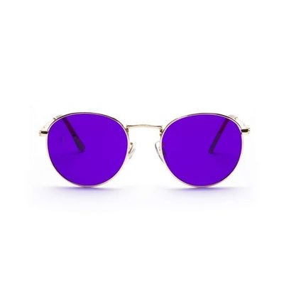 Colored Women Men Fashion Sunglasses,Round Sun Glasses, Old Fashion Polarized Sunglasses