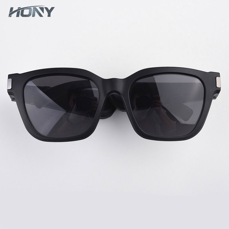 Bluetooth 5.0 Audio Sunglasses Water Resistant IPX4 For Music Earphone