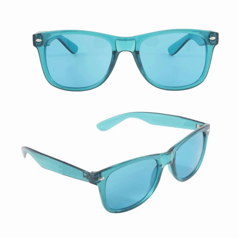 UV400 Protection Blue Lens Sunglasses Mood Relax Therapy Sunglasses