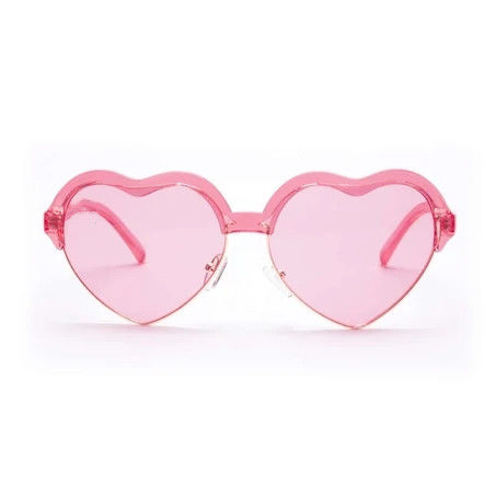 Luxury Sunglasses Women Lady Sunglasses Heart Candy Color Big Frame Ins Sun Glasses