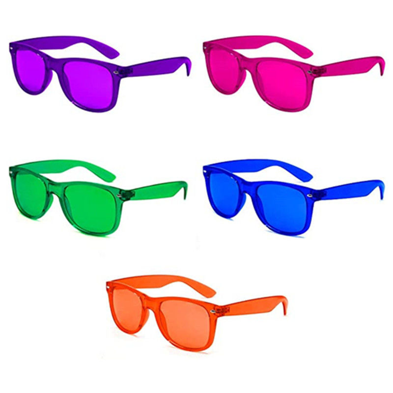 Light Therapy Glasses Colors Party Favor Supplies Unisex Sunglasses Relax Glasses